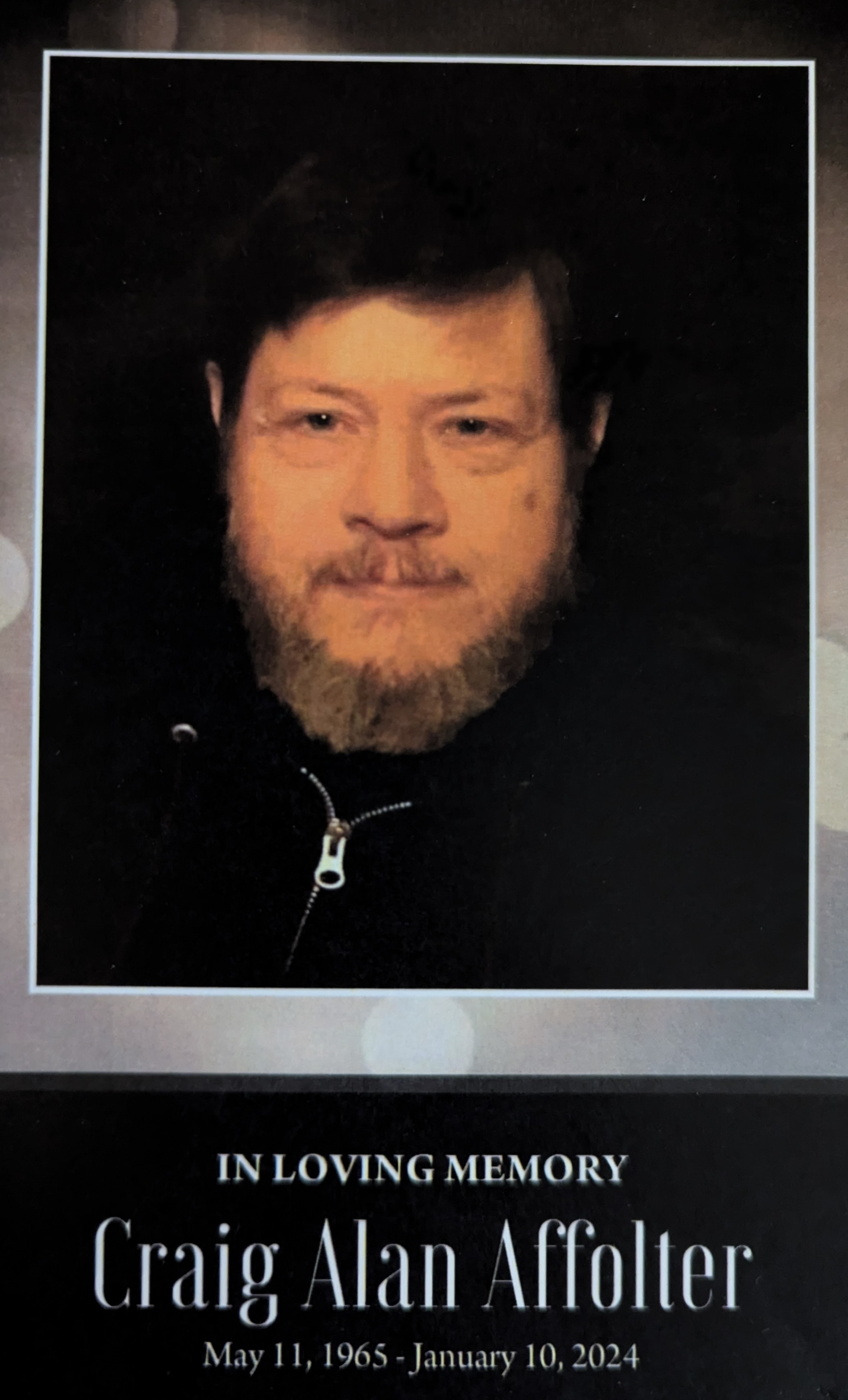 Memorial Pic of Craig K8CAA