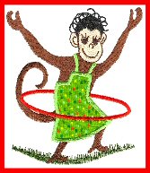 girl monkey sample