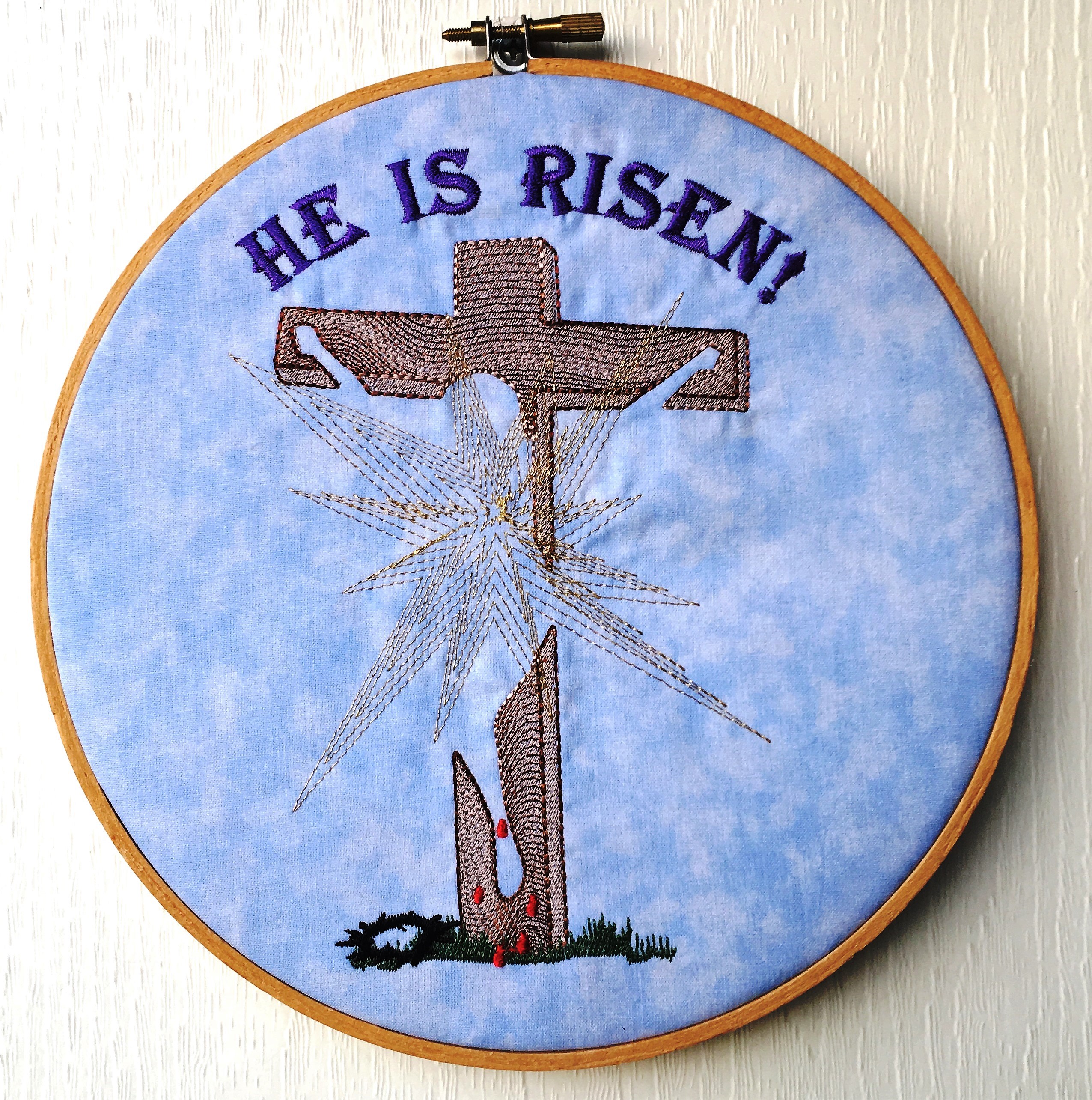 He Is Risen Hoop