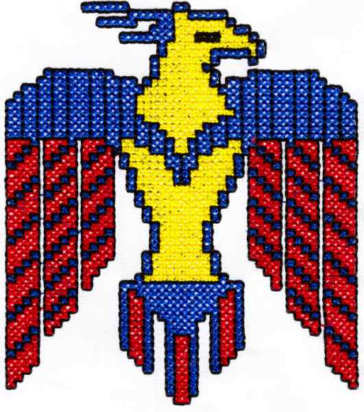 Multicolored bird